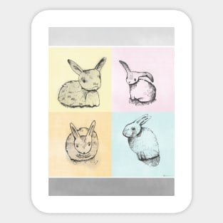 Bunnies Poster_____________________ Sticker